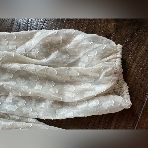 Audra Parks for Francesca’s Cream Long Sleeve Dress- size XL - Picture 2 of 5